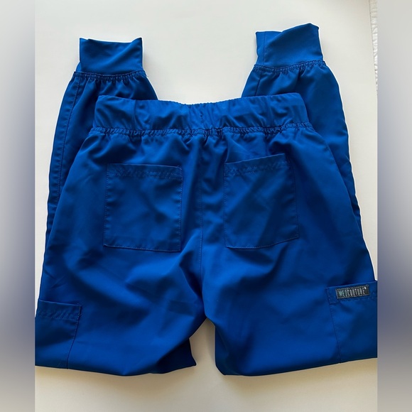 Med Couture Blue Jogger Scrub Pants - XS - Picture 2 of 2